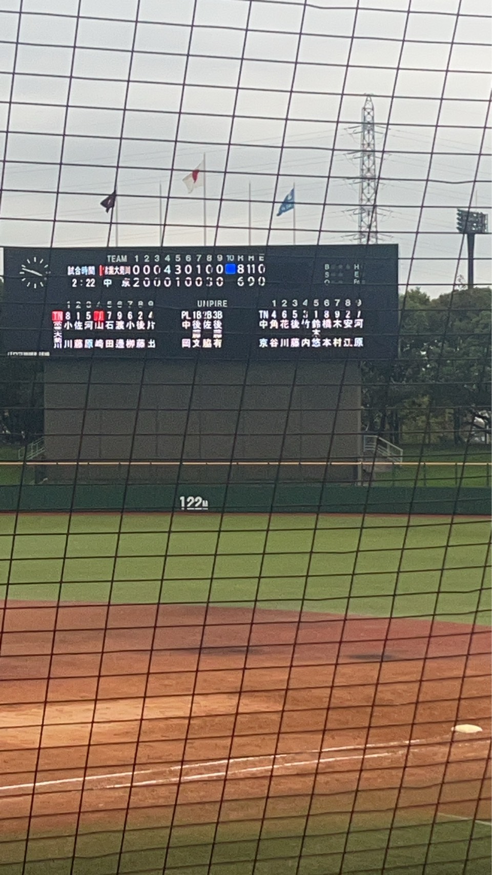 第78回秋季東海地区高校野球大会（対常葉大菊川）終了